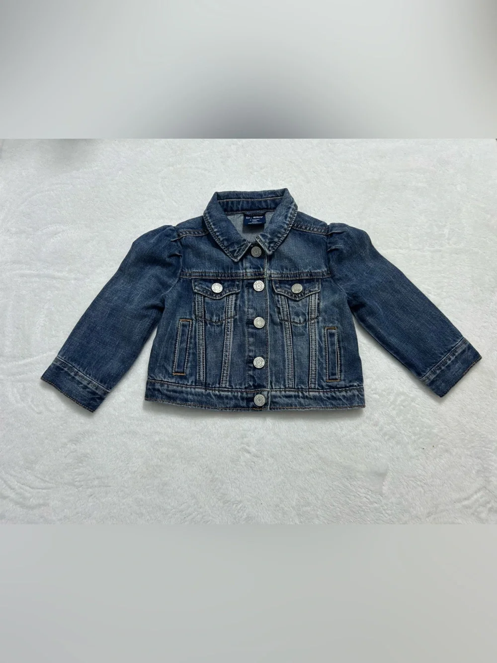 Disney Minnie Baby Gap Dark Blue Denim Jean Jacket
